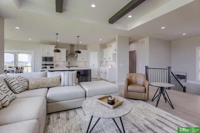 5620 N 212th St, Elkhorn, NE 68022 - living area featuring recessed lighting