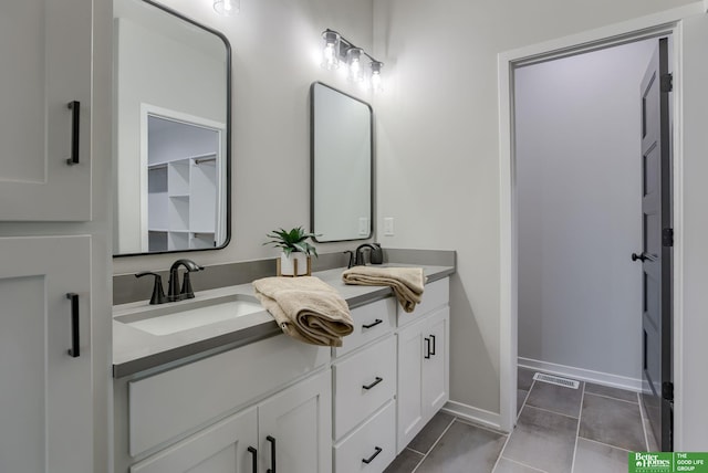 5602 N 212th St, Elkhorn, NE 68022 - full bath featuring double vanity and tile patterned flooring