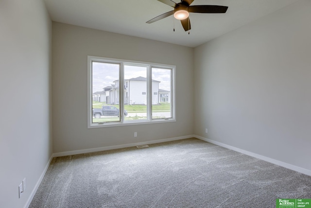 5602 N 212th St, Elkhorn, NE 68022 - empty room featuring carpet and a ceiling fan