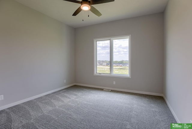 5602 N 212th St, Elkhorn, NE 68022 - unfurnished room featuring carpet floors and a ceiling fan