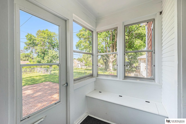 5120 Evans St, Omaha, NE 68104 - unfurnished sunroom featuring plenty of natural light
