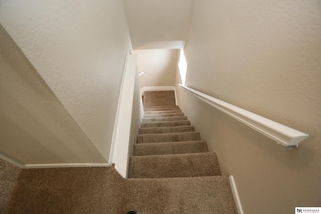 809 S 36th St, Omaha, NE 68105 - stairs with carpet floors