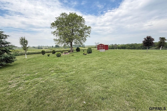 2035 355th Ave, Farragut, IA 51639 - view of grassy yard with a view of countryside and an outdoor structure