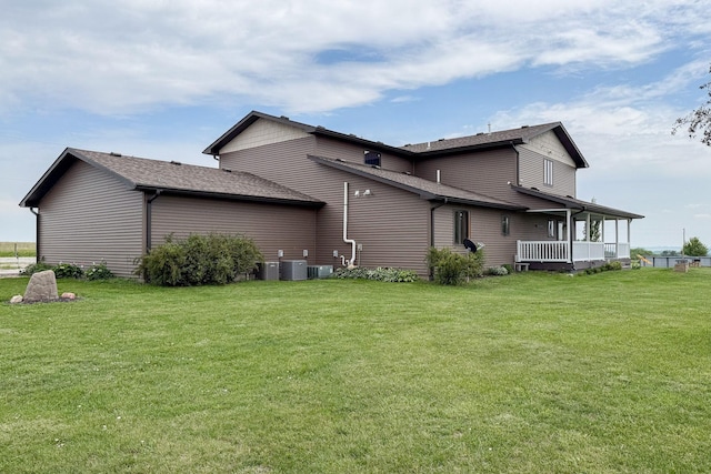 2035 355th Ave, Farragut, IA 51639 - rear view of property with a lawn and covered porch