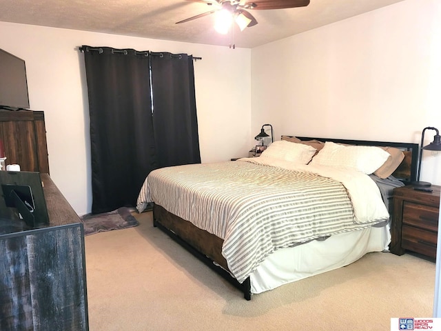 1177 N Columbia Ave, Seward, NE 68434 - carpeted bedroom with a ceiling fan
