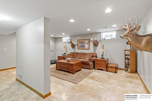 8832 Spaulding Cir, Omaha, NE 68134 - living area with plenty of natural light and recessed lighting
