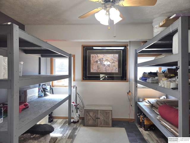 1002 Oak Ct, Plattsmouth, NE 68048 - storage area with a ceiling fan