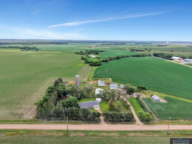 19354 SW 117th Rd, Dewitt, NE 68341 - aerial view of sparsely populated area featuring large plots for crops