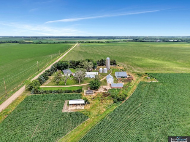 19354 SW 117th Rd, Dewitt, NE 68341 - overview of rural landscape featuring large plots for crops