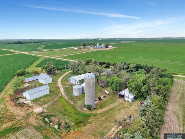 19354 SW 117th Rd, Dewitt, NE 68341 - aerial view of property and surrounding area with rural landscape and large plots for crops