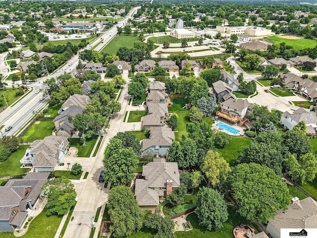 5807 S 167th Ave, Omaha, NE 68135 - aerial perspective of suburban area