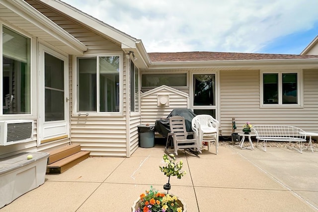 17315 M St, Omaha, NE 68135 - view of patio with cooling unit