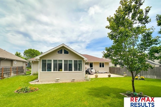 17315 M St, Omaha, NE 68135 - back of property featuring a patio