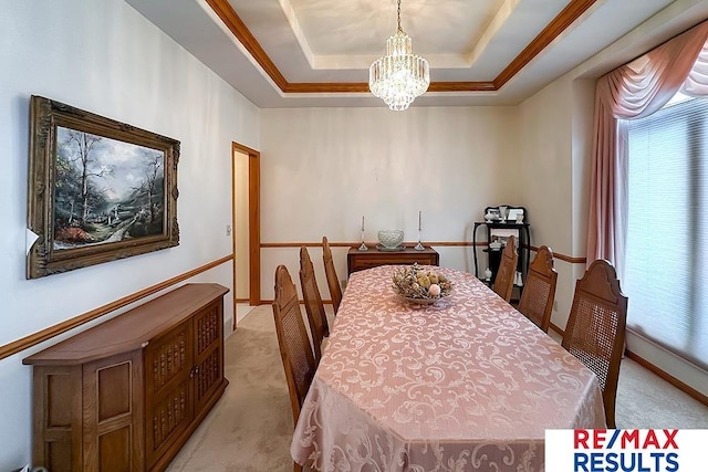 17315 M St, Omaha, NE 68135 - dining room featuring light carpet, a chandelier, and plenty of natural light
