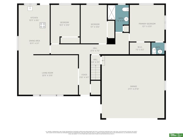 4015 Arbor St, Omaha, NE 68105 - view of floor plan / room layout