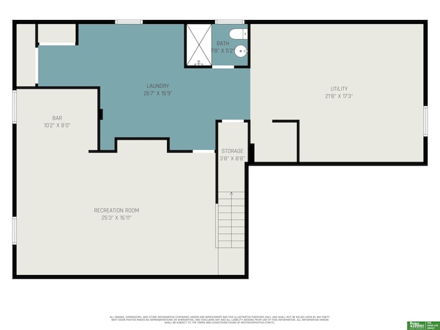 4015 Arbor St, Omaha, NE 68105 - view of floor plan / room layout