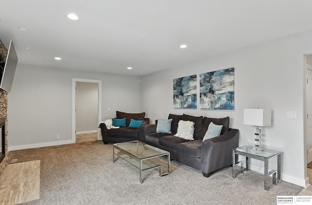 935 S 150th St, Omaha, NE 68154 - living room with carpet flooring and recessed lighting
