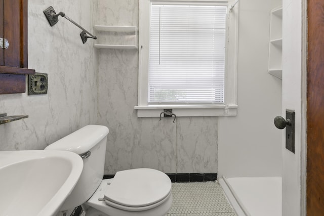 602 N 85th St, Omaha, NE 68114 - bathroom with a shower and tile patterned floors