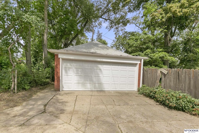 602 N 85th St, Omaha, NE 68114 - view of detached garage