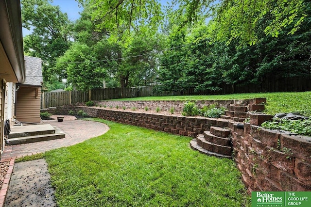 454 N 61st St, Omaha, NE 68132 - fenced backyard featuring a patio