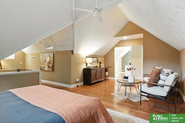454 N 61st St, Omaha, NE 68132 - bedroom with wood finished floors and vaulted ceiling