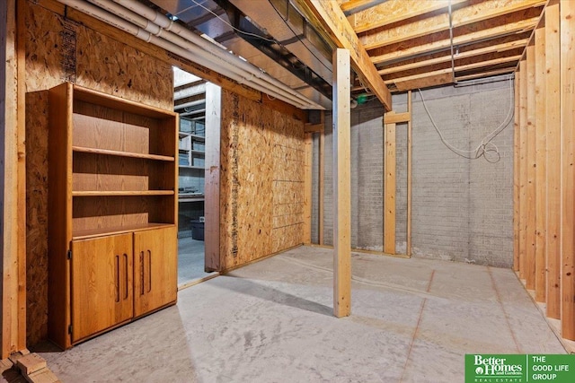 5510 N 83rd St, Omaha, NE 68134 - view of unfinished basement