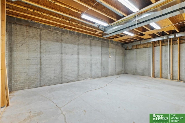5510 N 83rd St, Omaha, NE 68134 - view of unfinished basement
