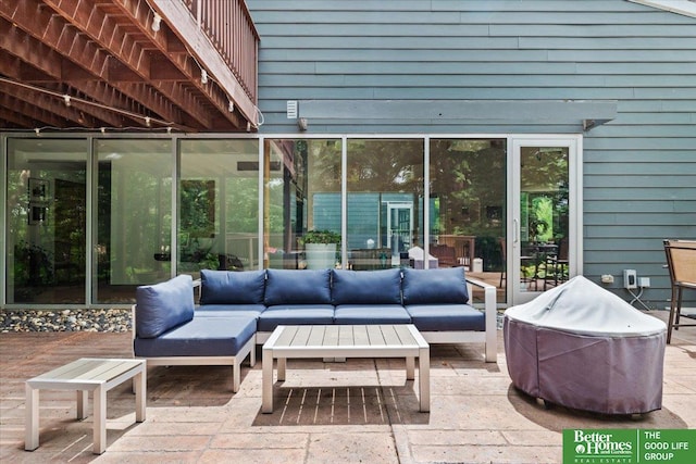 5510 N 83rd St, Omaha, NE 68134 - view of patio with outdoor lounge area