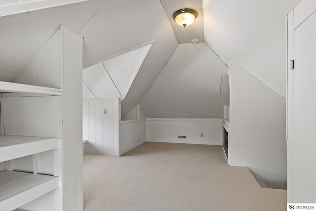 2615 C St, Lincoln, NE 68502 - bonus room with lofted ceiling and light colored carpet
