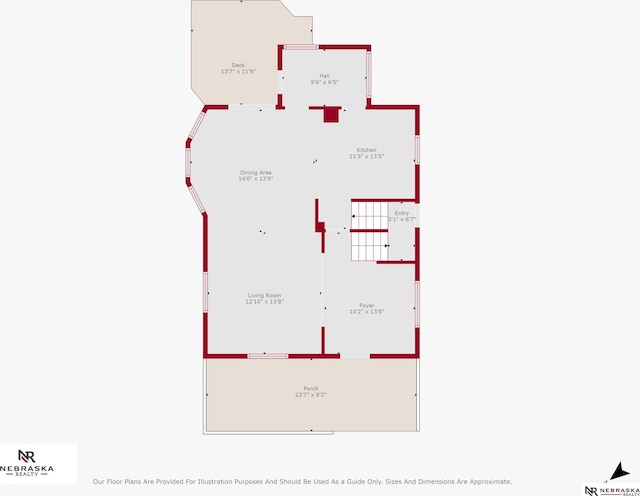 2615 C St, Lincoln, NE 68502 - view of floor plan / room layout
