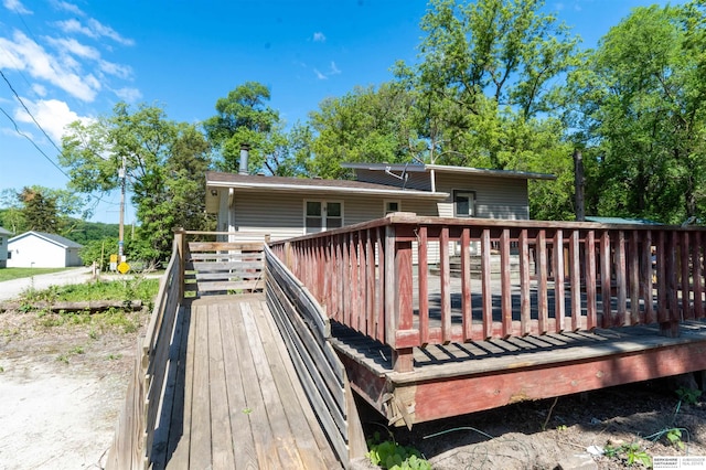 1621 Ridge Rd Lot B, Lot B, Fremont, NE 68025 - view of wooden deck