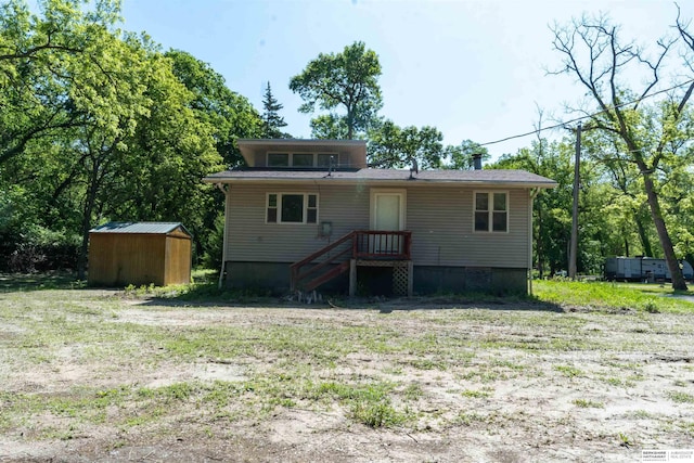 1621 Ridge Rd Lot B, Lot B, Fremont, NE 68025 - back of property with a storage unit