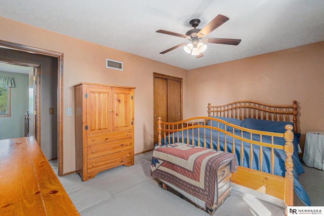 10605 Laurel Ave, Omaha, NE 68134 - bedroom featuring carpet floors and ceiling fan
