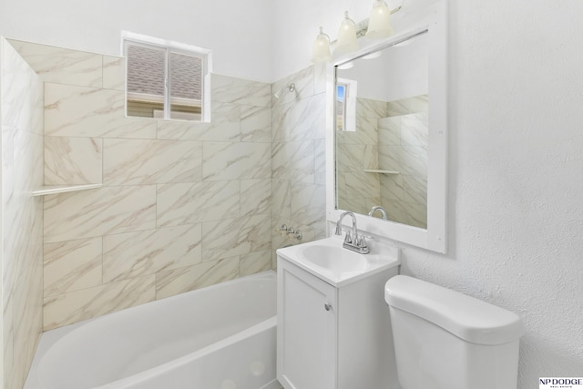 2738 Browne St, Omaha, NE 68111 - bathroom featuring bathing tub / shower combination and vanity