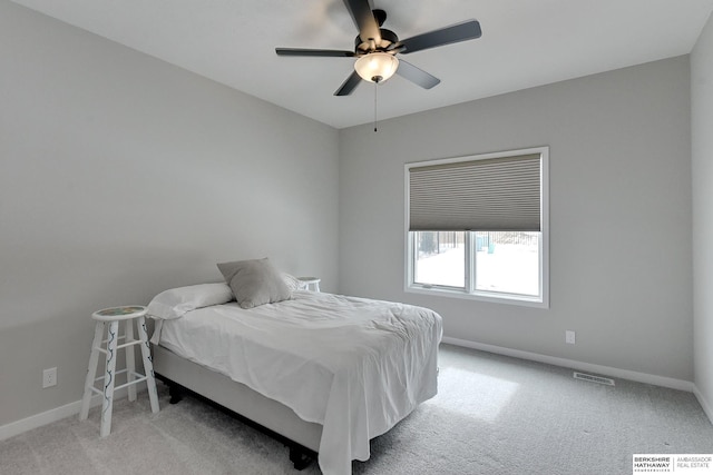 20709 Woodridge Dr, Gretna, NE 68028 - bedroom featuring carpet and ceiling fan