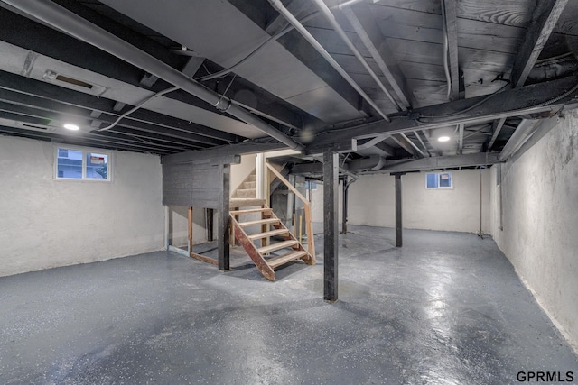 2551 Meredith Ave, Omaha, NE 68111 - basement featuring stairs