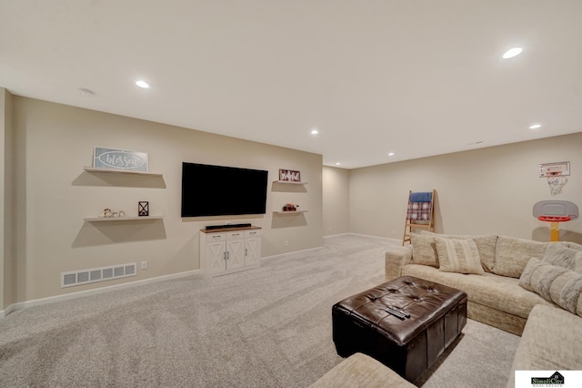 7420 Isidore Dr, Lincoln, NE 68516 - carpeted living room with recessed lighting