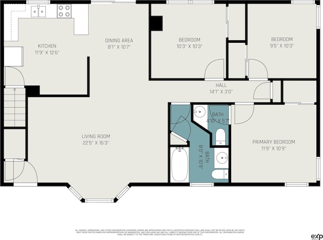 813 Janes View St, Papillion, NE 68046 - view of property floor plan