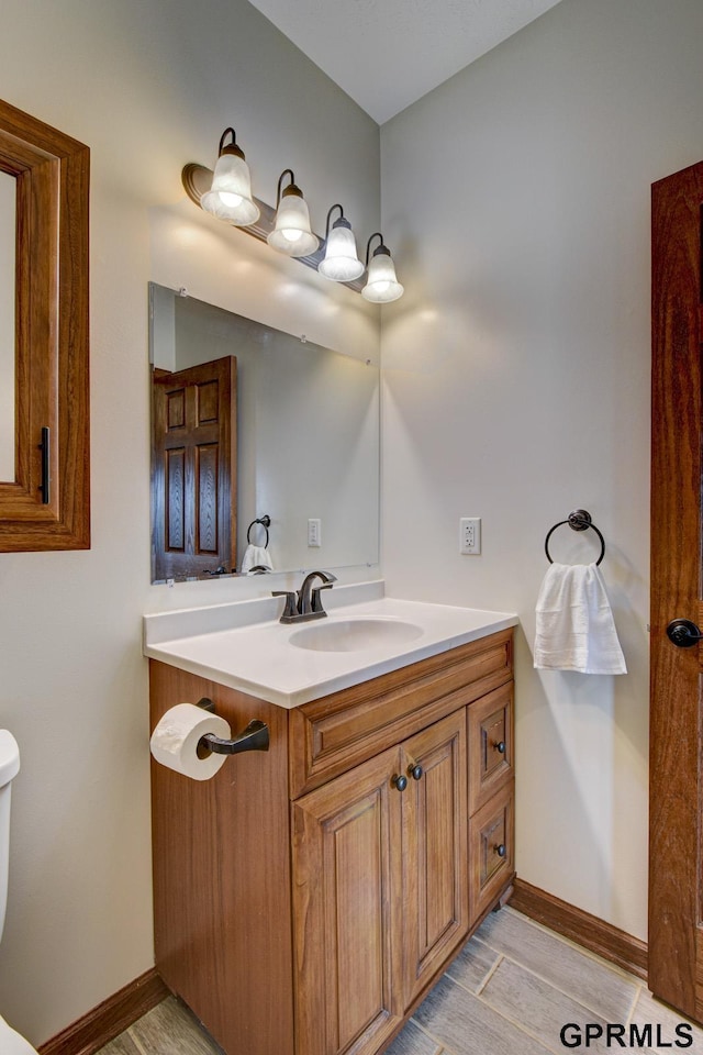 3320 Fairway Dr, Plattsmouth, NE 68048 - bathroom with toilet and vanity