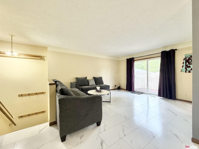 724 W Belmont Ave, Lincoln, NE 68521 - living room with light marble finish floors and baseboards