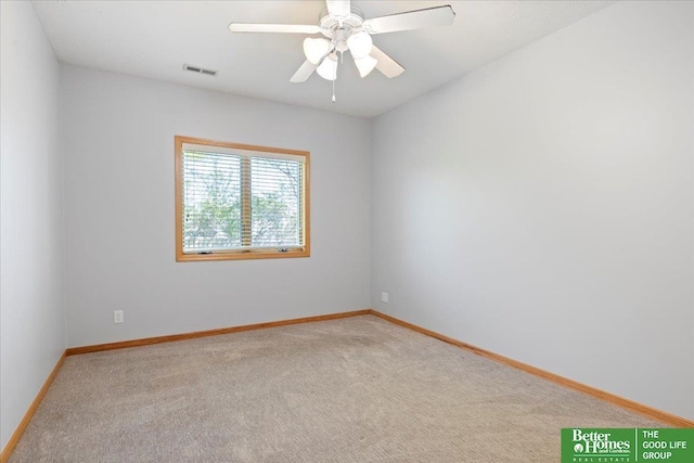 9494 S 175th Cir, Omaha, NE 68136 - carpeted spare room with baseboards and ceiling fan