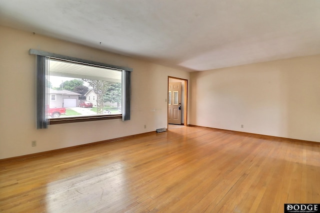 414 N Myers St, Fremont, NE 68025 - empty room featuring light wood-style flooring and baseboards