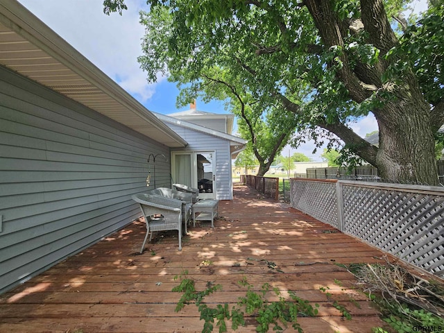 607 4th St, Edgar, NE 68935 - view of deck
