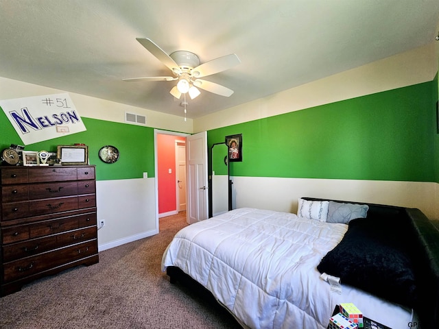 108 W Ridge St, Sutton, NE 68979 - bedroom featuring carpet and ceiling fan