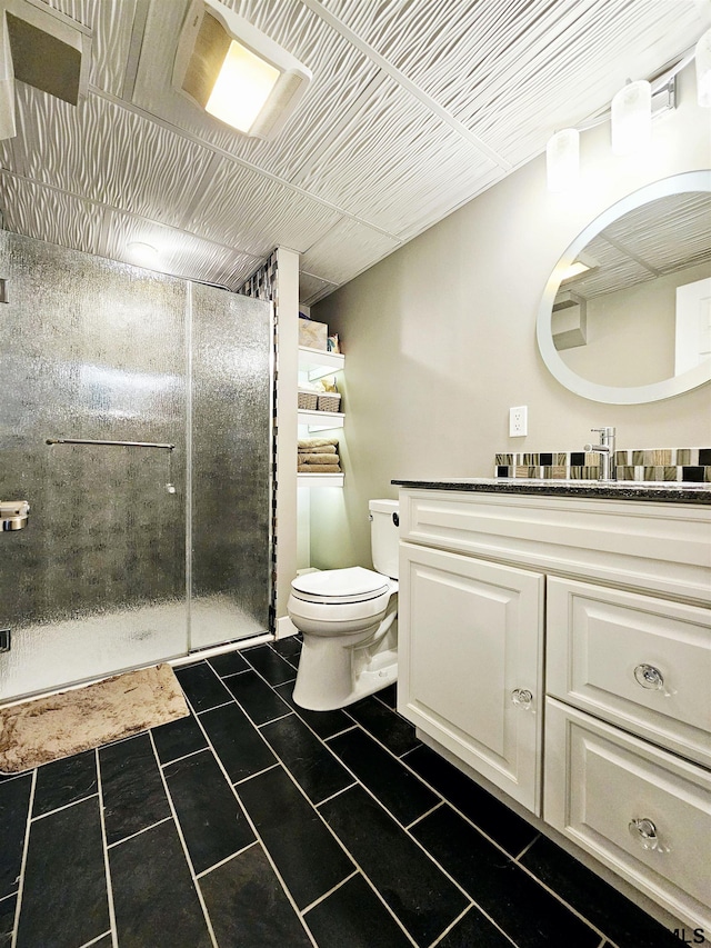 108 W Ridge St, Sutton, NE 68979 - full bathroom featuring vanity and a shower stall