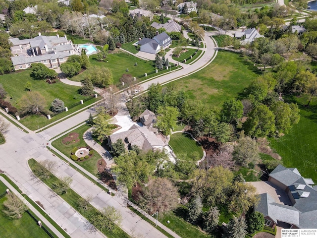 14341 Hamilton St, Omaha, NE 68154 - aerial view of property's location with nearby suburban area