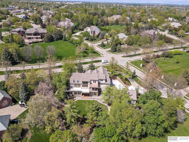 14341 Hamilton St, Omaha, NE 68154 - aerial view of residential area