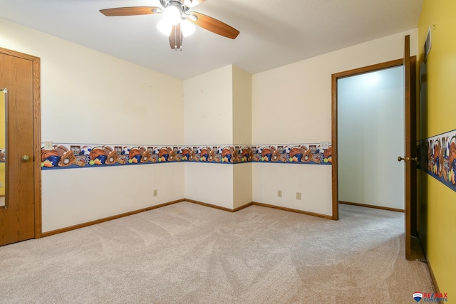 3646 S 77th St, Lincoln, NE 68506 - empty room featuring carpet floors and ceiling fan