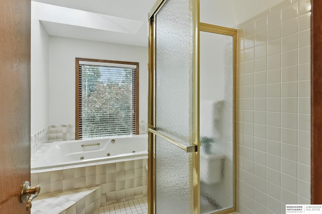 15618 L St, Omaha, NE 68135 - full bath featuring a shower stall and a jetted tub