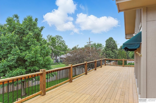 15618 L St, Omaha, NE 68135 - deck with a yard
